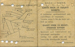 OLD TRAM Ticket :    Bruxelles - Unclassified