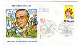 FDC --1979 --F. POULBOT --dessinateyr Des Enfants De Paris (moulin à Vent).......cachet  PARIS-75...........à  Saisir - 1970-1979