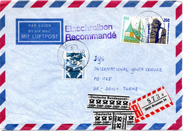 58982 - Bund - 1990 - 350Pfg SWK MiF A R-LpBf BREMEN -> Finnland, In Deutschland Beschaedigt & Amtlich Verschlossen - Lettres & Documents