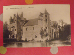 Carte Postale Ille Et Vilaine 35. Environs De Paimpont. Château De Trécesson - Paimpont