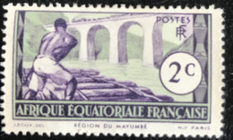 Afrique Equatoriale  Française - AEF - C9/27 - MH - 1937 - Michel 28 - Houttransport - Ungebraucht