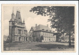 CPA Trazegnies Le Château Vue Intérieure - Courcelles