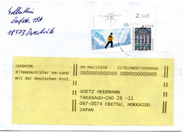 58997 - Bund - 2021 - 55c Post MiF A Bf DRESCHVITZ -> Hameln, Nachgesandt Nach Japan - Covers & Documents