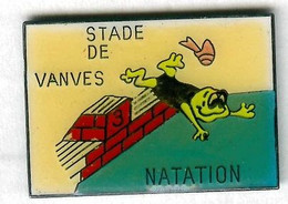 Pin's Grenouille Frog Vanves Natation swimming - Schwimmen