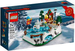 Lego Saisonnier - PATINOIRE Ice Skating Ring Réf. 40416 NBO Neuf - Unclassified