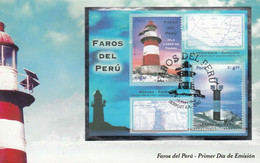 Peru  2006  Lighthouses  FDC  484 - Faros