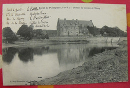 Carte Postale Ille Et Vilaine 35. Vitré. Forêt De Paimpont. Château De Comper Et L'étang - Paimpont