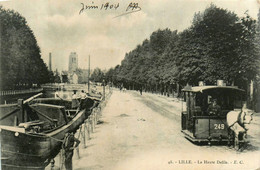 Lille * Route Quartier La Haute Deûle * Omnibus * Péniche Batellerie - Lille