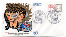 FDC --1984 -- Philex Jeunes 84.......cachet  DUNKERQUE - 59........à  Saisir - 1980-1989