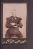 Photo CDV ( 10.5 X 6 Cm ) " Soldat Du 27 ème Régiment ' Photographe Latreille, Dijon - Anciennes (Av. 1900)