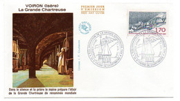 FDC --1984 -- VOIRON -La Grande Chartreuse.....cachet  St PIERRE DE CHARTREUSE -38.......à  Saisir - 1980-1989