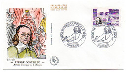 FDC --1984 --Pierre CORNEILLE (auteur Français). .cachet  ROUEN -76.......à  Saisir - 1980-1989