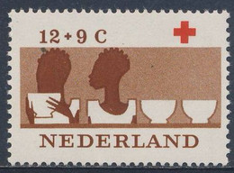 Nederland Netherlands Pays Bas 1963 Mi 804 YT 778 Sc B381 SG 956 ** Int. Aid : Negro Chuildren At Meal / Suppenschüsseln - ACF - Aktion Gegen Den Hunger