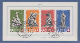 Schweiz Blockausgabe PRO PATRIA 1940 Mi.-Nr. Block 5 Gest. SCHWEIZ-POSTMUSEUM - Ohne Zuordnung