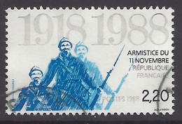 France 1988 - Armistice Du 11 Novembre, Anniversary First War - Used - Gebruikt