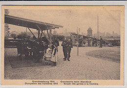 CPA SWISS ARMY, SOLDIERS, CHILDRENS, STROLLER, 1914 BORDER OCCUPATION, WW1 - Rolle