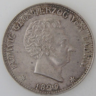 Allemagne, Baden, 1 Thaler 1829, SUP, KM#193 - Taler En Doppeltaler