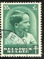 België - Belgique - C9/29 - (°)used - 1936 - Michel 436 - Kroonprins Boudewijn - Usati