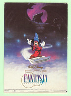 T1431 - DISNEY - Fantasia - Affiche Du Film Sur Carte Postale - Autres & Non Classés