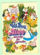 T1437 - DISNEY - Alice Au Pays Des Merveilles - Affiche Du Film Sur Carte Postale - Autres & Non Classés