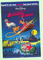 T1440 - DISNEY - Les Aventures De Bernard Et Bianca - Affiche Du Film Sur Carte Postale - Autres & Non Classés