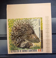 GUINEE EQUATORIALE Porc Epic. Yvert N° PA 87 NON Dentélé Neuf Sans Charniere. Mnh - Rodents