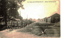 56 - CAMP DE COETQUIDAN "Retour De Manœuvre" En 1926  - Editeur Berthaux à Guer - Guer Coetquidan