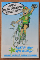 Cyclisme : Autocollant  "Faites Du Vélo, Fête Du Vélo" En Région Poitou Charentes - Pegatinas
