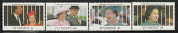 SAINT VINCENT - N°1252/5 ** (1991) La Reine Elizabeth II - St.Vincent (1979-...)