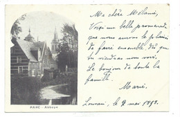 Louvain Leuven Parc Abbaye 1898 - Leuven