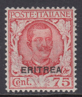 ERITREA - N. 113 - Cv 540 Euro - Super Centrato - Linguellato - MH* - Eritrea