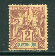 MARTINIQUE- Y&T N°32- Neuf Avec Charnière * - Unused Stamps