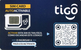Lote TT240, Colombia, Tarjeta Telefonica, Phone Card, Sim Card, Tigo Autoactivable, 2021 - Colombie