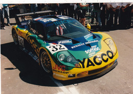 SPORT AUTO. 24 HEURES DU MANS 1996. PHOTO. PRESENTATION . RENAULT SPIDER LEGEAY SPORTS.N°32. SUPPLEANTE GRILLE DE DEPART - Auto's
