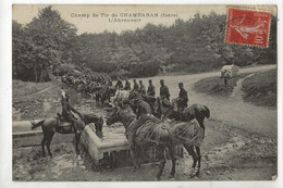 Viriville (38) : GP De Cavaliers à L'abreuvoir Du Champ De Tir Du Camp Militaire De Chambaran En 1906 (animé) PF. - Viriville