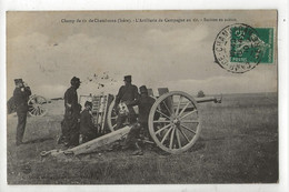 Viriville (38) : GP D'un Canon De 75 Mm Artillerie De Campagne De Tir Du Camp Militaire De Chambaran En 1906 (animé) PF. - Viriville