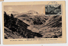 Carte-Maximum FRANCE COL DE L'ISERAN   N° Yvert  N°358 - 1930-39