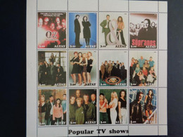 ALTAY 2001 BLOC 12 TIMBRES ** - POPULAR TV SHOWS - Russ. Sozialistische Föderative Sowjetrepublik (RSFSR)