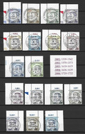 Luxemburg - Dauerserie Großherzog Henri Alle 17 Werte Von 2001 - 2006 - Eckrand / FDC Gestempelt - Used Stamps