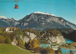 Schloss Rhäzüns Mit Schwebebahn Nach Feldis Und Calanda         Ca. 1970 - Feldis/Veulden