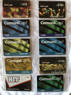 DOMINICAN REPUBLIC  : 10 OTHER DIFFERENT REMOTE CARDS AS PICTURED ( Lot 5 ) USED - Dominik. Republik