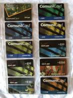 DOMINICAN REPUBLIC  : 10 OTHER DIFFERENT REMOTE CARDS AS PICTURED ( Lot 6 ) USED - Dominicaine