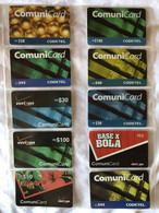 DOMINICAN REPUBLIC  : 10 OTHER DIFFERENT REMOTE CARDS AS PICTURED ( Lot 8 ) USED - Dominicaanse Republiek