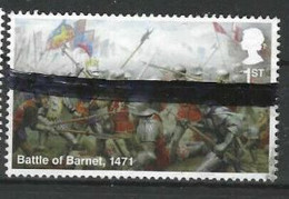 GROSSBRITANNIEN GRANDE BRETAGNE GB 2021 THE WARS OF THE ROSES: Battle Of BARNE 1471 USED SG 451 MI 4761 YT 5175 SC 4101 - Used Stamps