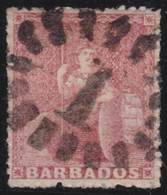Barbados     .    SG   .    25  (2 Scans)     .   No Wmk  .  1861     .     O     .    Cancelled - Barbados (...-1966)