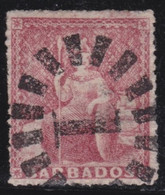 Barbados    .    SG   .    27 (2 Scans)     .   No Wmk  .  1861     .     O     .    Cancelled - Barbados (...-1966)