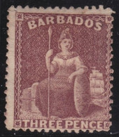 Barbados  .    SG   .     63      .   Wmk  Small Star    .  1873      .    (*)     .    Without Gum - Barbados (...-1966)