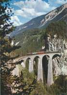 Landwasser Viadukt Der Rhät.Bahn Bei Filisur         Ca. 1970 - Filisur