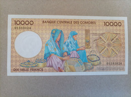Billete De Comores De 10000 Dix Mille Francs, Año 1997, UNC - Comoros