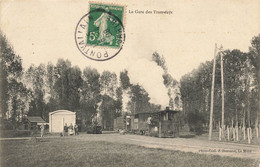 72 - SARTHE - PONTVALLAIN - La Gare Des Tramways - Petit Défaut Voir Scans- 10289A - Pontvallain